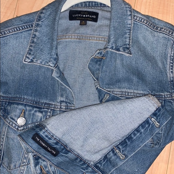 Lucky brand jean jacket - Picture 3 of 5